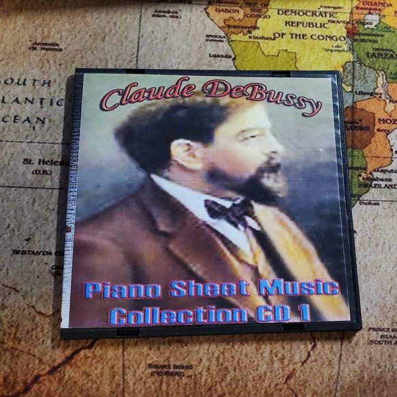 New Debussy + BONUS 6 Composers' Sheet Music Collection for Piano PDF on CD - Picture 2 of 11